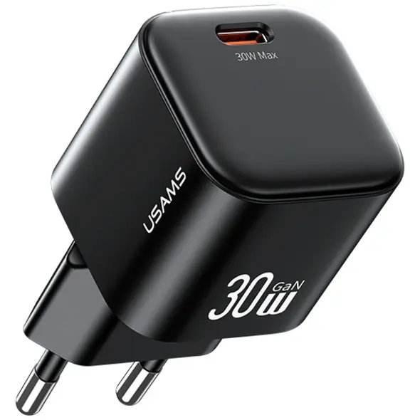 Ładowarka sieciowa USAMS JO Series CC262 30W USB-C + kabel USB-C / Lightning 1m biały