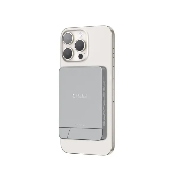 Powerbank bezprzewodowy Tech-Protect PB14 LifeMag MagSafe Power Bank 5000mah Space Grey
