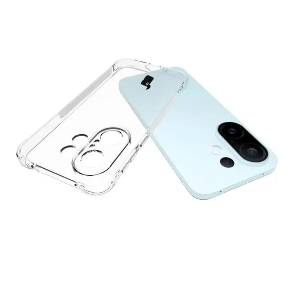 Elastyczne etui Bizon Case Salpa do Vivo X200 FE przezroczyste