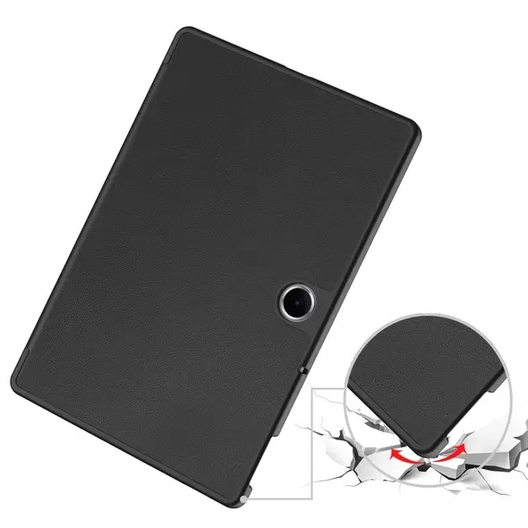 Etui z klapką Bizon Case Tab Croc do OnePlus Pad Lite / Oppo Pad SE czarne