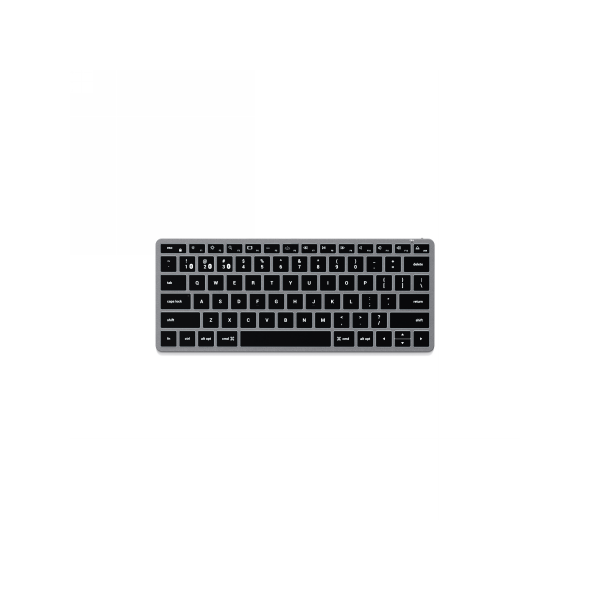 Bezprzewodowa klawiatura Satechi Slim X1 Bluetooth do trzech urządzeń USB-C (space gray)
