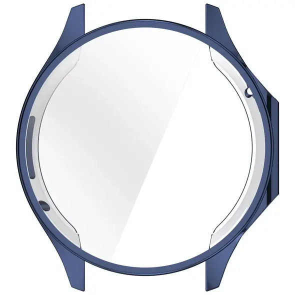 Etui z osłoną ekranu Bizon Case Watch Felipe do OnePlus Watch 3 / Oppo Watch X2 niebieskie