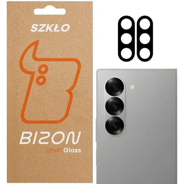 Szkło na aparat Bizon Glass Lens do Samsung Galaxy Z Fold7 [2 PACK]
