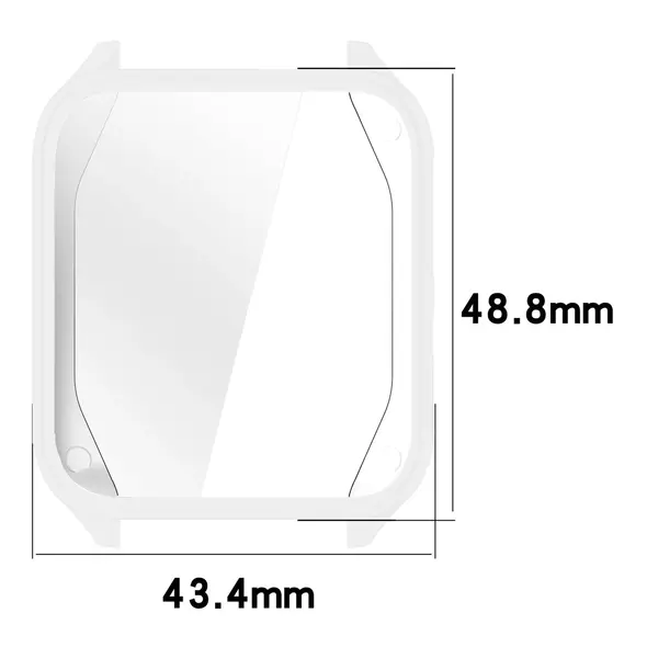 Etui z osłoną ekranu Bizon Case Watch Felipe do Garmin Venu X1 przezroczyste