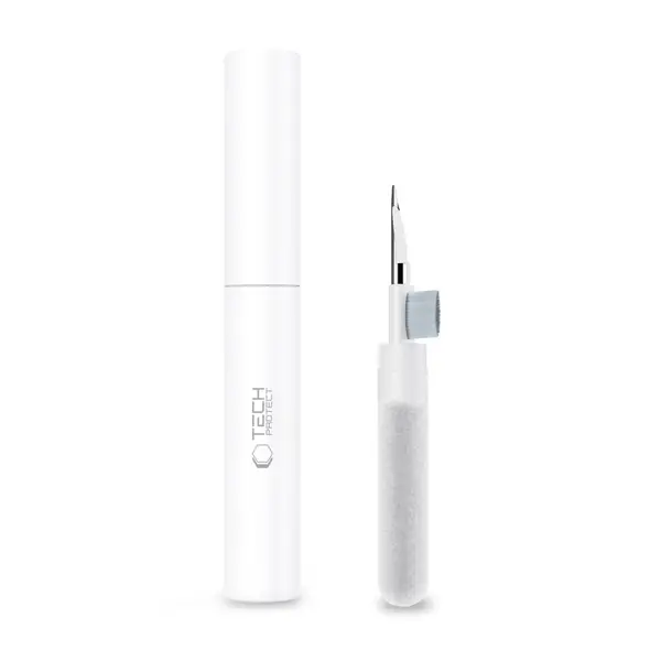 Zestaw czyszczący Tech-Protect CS02 Cleaner Set 3in1 For Earphone White