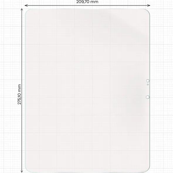 Folia matowa Bizon Glass Tab Film Sun do Apple iPad Air 13" 2024 / 13" 2025 [2 PACK]