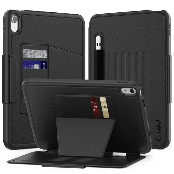 Etui z klawiaturą Tech-Protect SmartCase Pen Armor Apple iPad Air 10.9 2022 (5. generacji) / iPad Air 11 2025 (7. generacji) Black