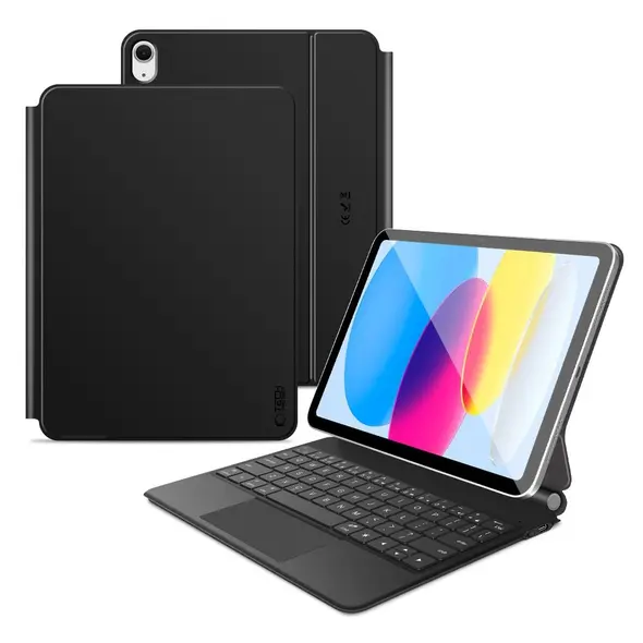 Etui Tech-Protect SmartCase Magnetic + Keyboard Apple iPad 10.9" 2022 / 11" 2025 Black