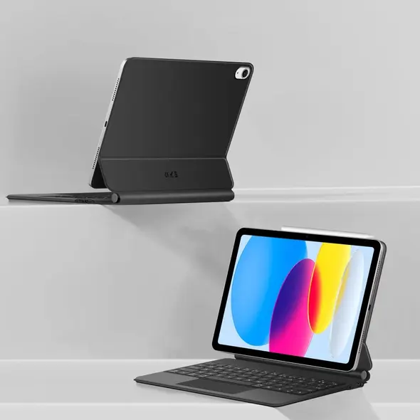 Etui Tech-Protect SmartCase Magnetic + Keyboard Apple iPad 10.9" 2022 / 11" 2025 Black