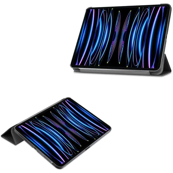 Etui Bizon Case Tab Croc do Apple iPad Pro 11 2022/2021/2020/2018 czarne