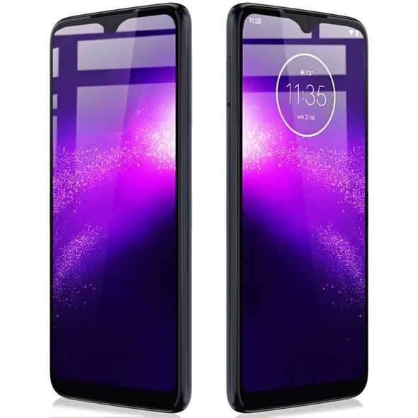 Szkło hartowane Bizon Glass Edge do Moto G8 Play czarne