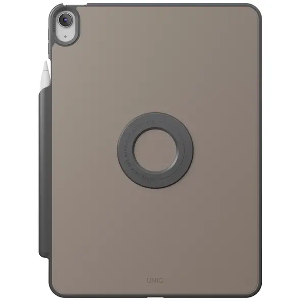 Etui UNIQ Rovus Snapmount Magnetic 360 Rotating Detachable do Apple iPad Air 11" 2024 / 11" 2025 / iPad Air 10.9" 2022/2020 szary
