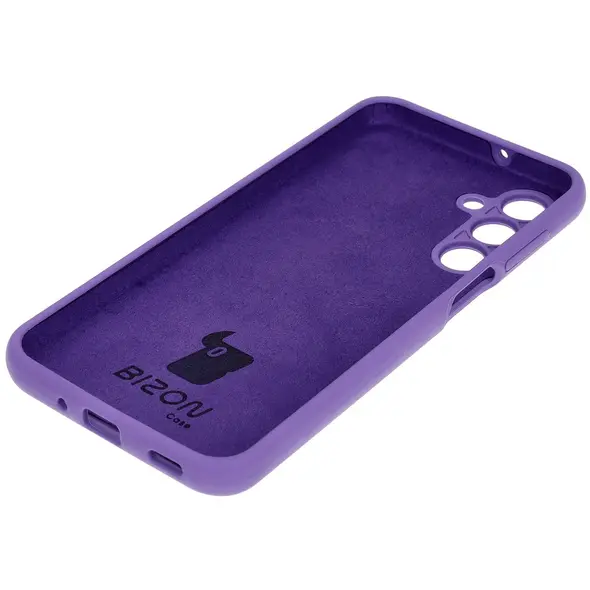 Silikonowe etui Bizon Soft Case do Samsung Galaxy A16 4G/5G fioletowe