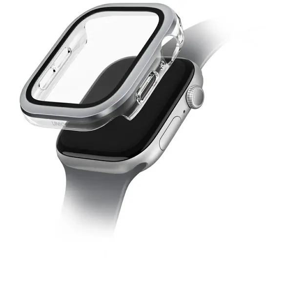 UNIQ Voute Apple Watch Series 10 46mm με γυαλί ασημί