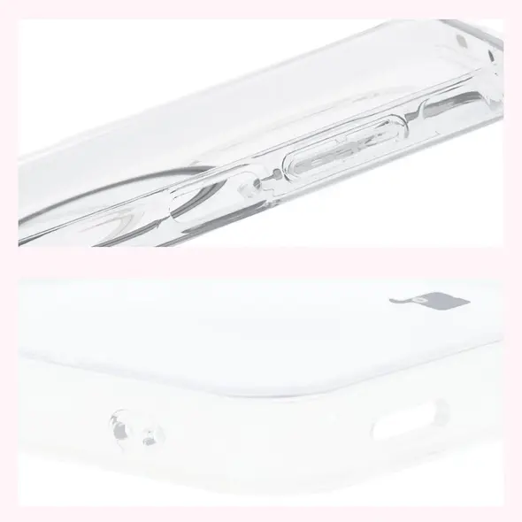 Etui z pierścieniem magnetycznym Bizon Case CrystalO do Samsung Galaxy A16 4G/5G przezroczyste