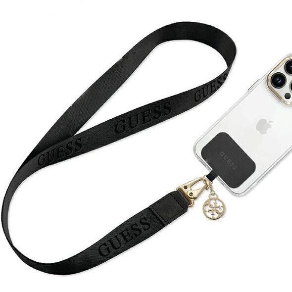 Pasek Guess GUOUCPNLEH4K Universal CBDY Nylon Chain czarny/black