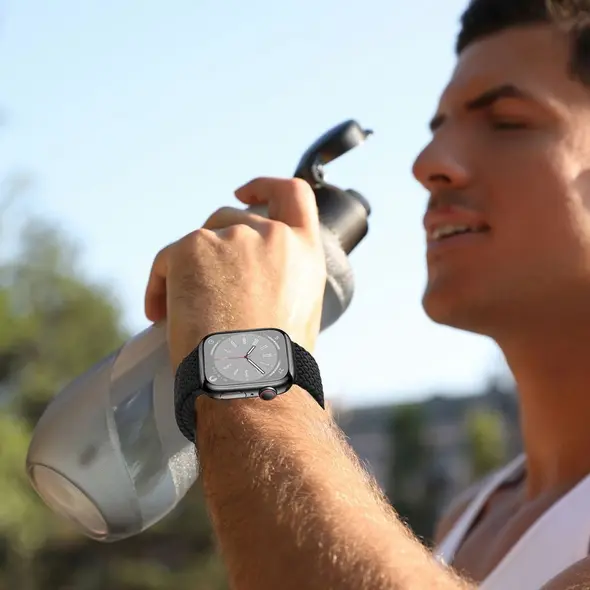 Pasek Tech-Protect Nylonmag Apple Watch 6 / 7 / 8 / 9 / 10 / SE 40/41/42mm Stone