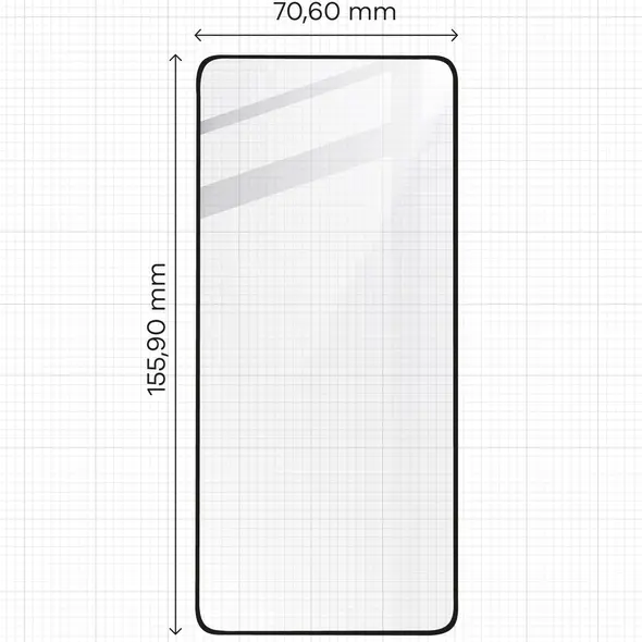 Szkło hartowane Bizon Glass Edge 2 do Xiaomi 14T Pro czarna ramka