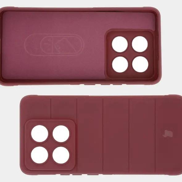 Pancerne etui Bizon Case Tur do Xiaomi 14T Pro ciemnofioletowe
