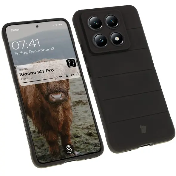 Pancerne etui Bizon Case Tur do Xiaomi 14T Pro czarne
