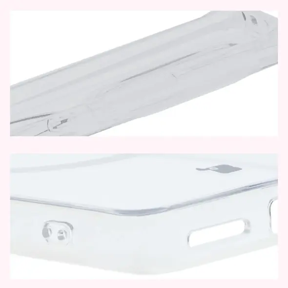 Etui z pierścieniem magnetycznym Bizon Case CrystalO do Xiaomi Redmi Note 14 Pro 5G / 14 Pro+ 5G / Poco X7 przezroczyste