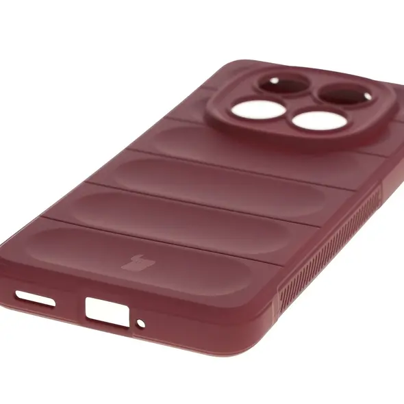 Pancerne etui Bizon Case Tur do Xiaomi Redmi Note 14 Pro Plus 5G ciemnofioletowe