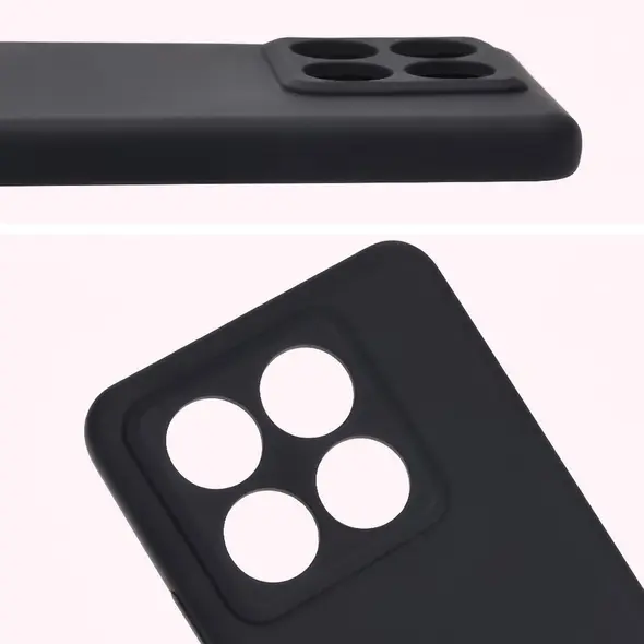 Silikonowe etui Bizon Soft Case do Xiaomi 14T Pro czarne