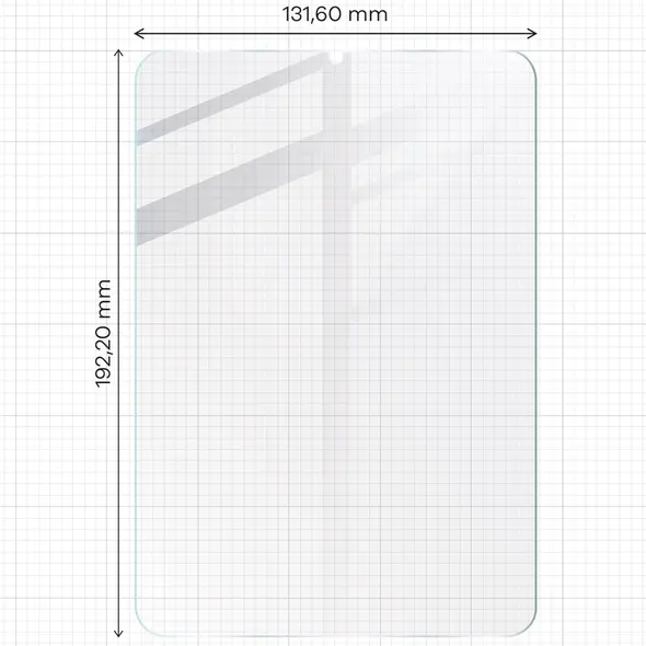 Szkło hartowane do tabletu Bizon Glass Tab Clear do iPad Mini 7 gen. 2024 / iPad Mini 6 gen. 2021 [2 PACK]