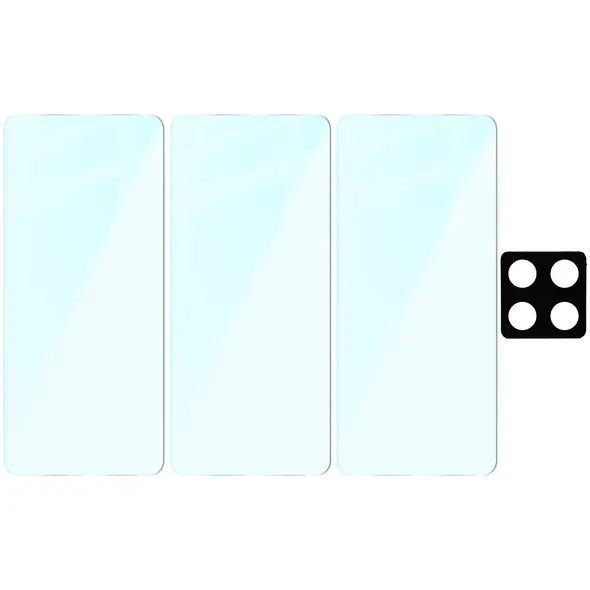 3x szkło na ekran + 1x szkło na aparat Bizon Glass Clear 2 Pack do Xiaomi 14T Pro
