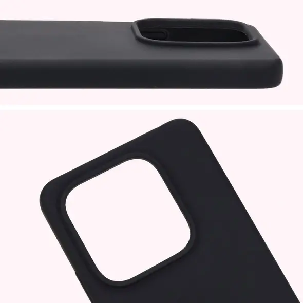 Silikonowe etui Bizon Soft Case do Xiaomi Redmi Note 14 5G czarne