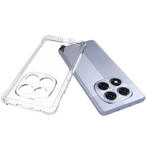 Etui + 2x folia na ekran Bizon Case Clear Pack do Xiaomi Redmi Note 14 Pro 5G