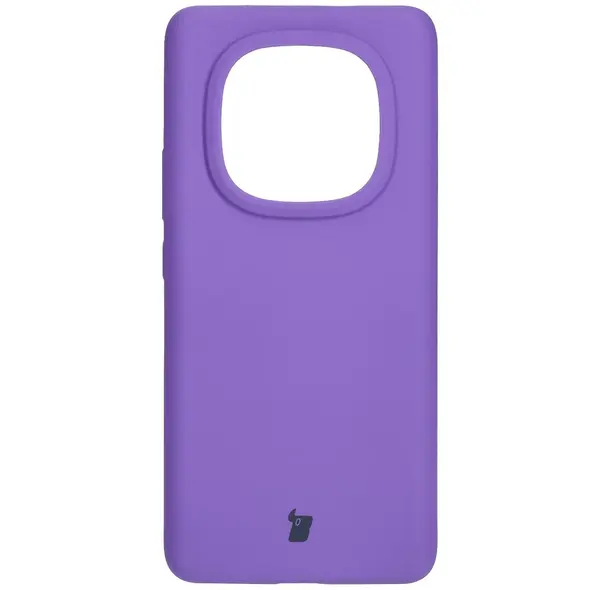 Silikonowe etui Bizon Soft Case do Xiaomi Redmi Note 14 Pro Plus 5G fioletowe