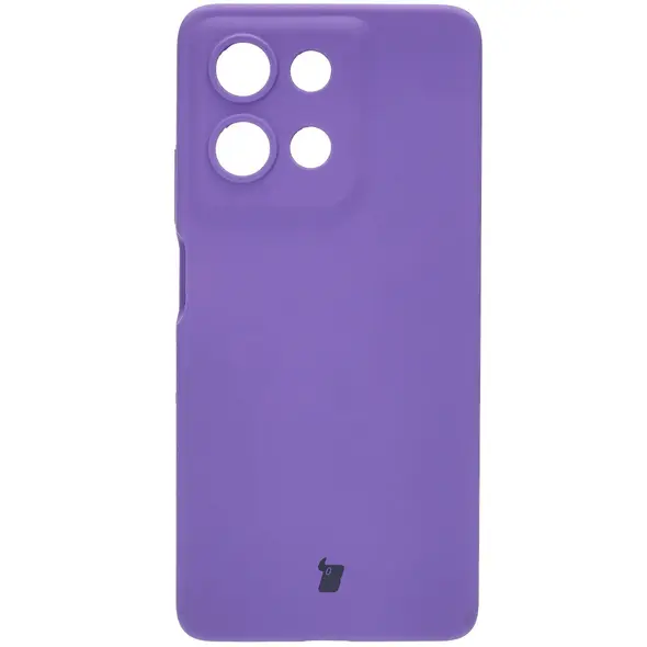 Silikonowe etui Bizon Soft Case do Motorola Moto G75 5G fioletowe