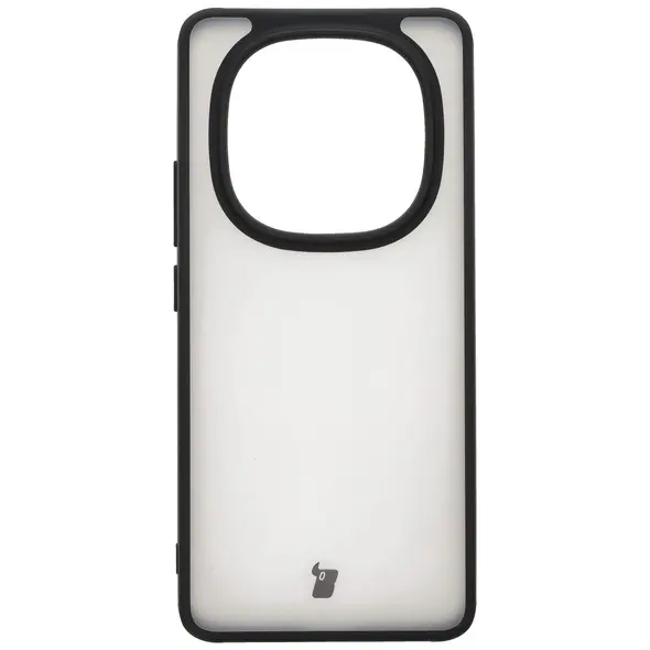 Etui Bizon Case Angelo do Xiaomi Redmi Note 14 Pro 5G / 14 Pro+ 5G / Poco X7 przydymione z czarną ramką