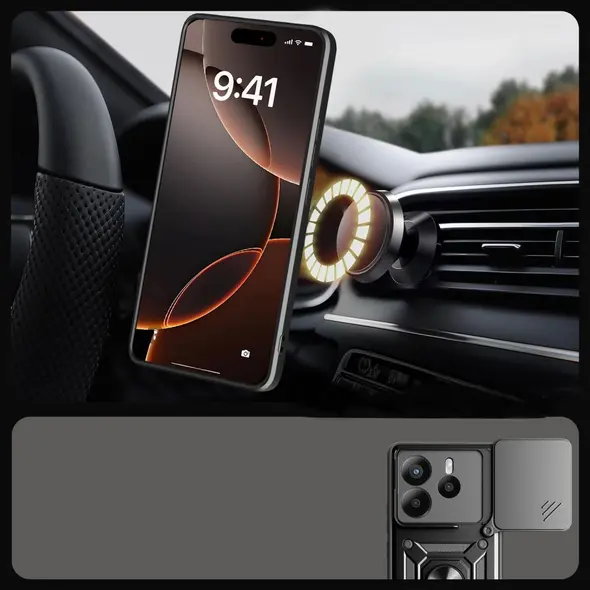 Etui Tech-Protect Camshield Pro Xiaomi Redmi Note 14 5G Matte Black