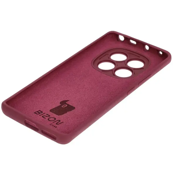 Silikonowe etui Bizon Soft Case do Xiaomi Redmi Note 14 Pro 4G ciemnofioletowe