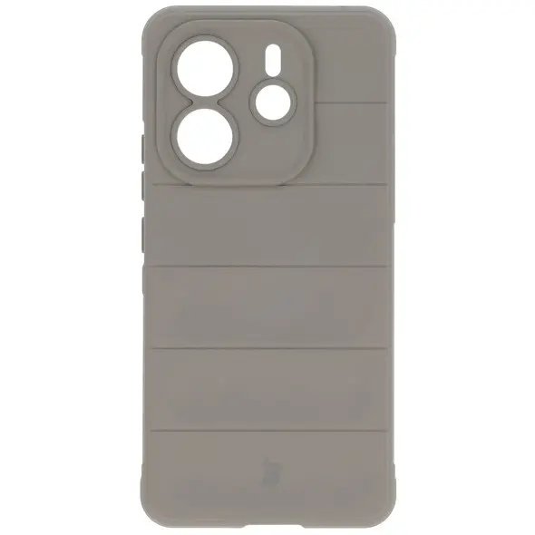 Pancerne etui Bizon Case Tur do Xiaomi Redmi Note 14 4G jasnoszare