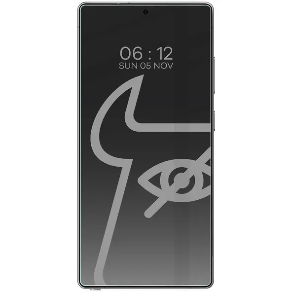 Prywatyzujące szkło hartowane Bizon Glass Clear Shadow do Samsung Galaxy S25 Ultra przyciemniane