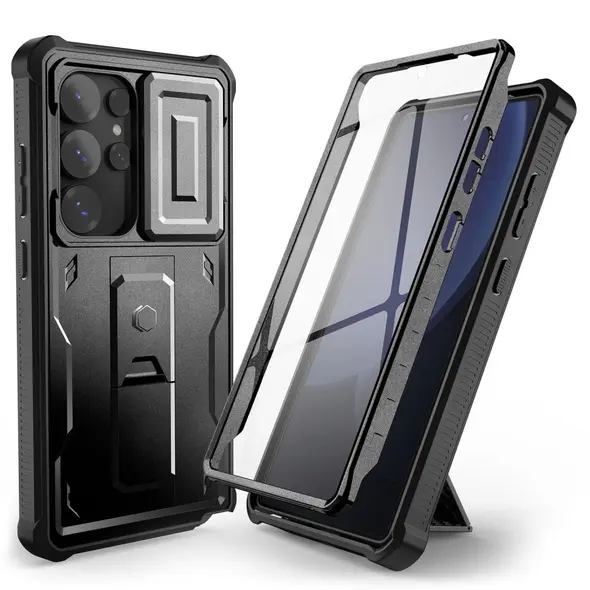 Etui Tech-Protect Kevlar Cam+ Samsung Galaxy S25 Ultra Black