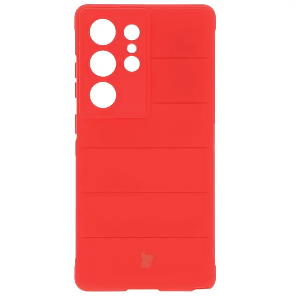Pancerne etui Bizon Case Tur do Samsung Galaxy S25 Ultra czerwone