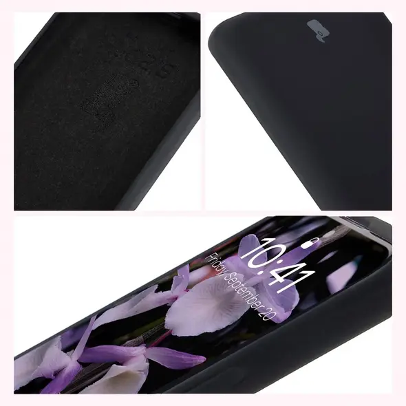 Silikonowe etui Bizon Soft Case do Xiaomi Redmi Note 14 Pro 4G czarne