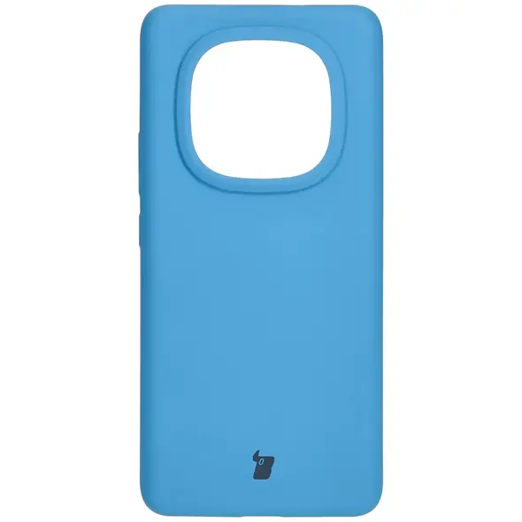 Silikonowe etui Bizon Soft Case Xiaomi Redmi Note 14 Pro+ Plus 5G niebieskie