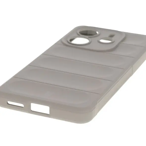 Pancerne etui Bizon Case Tur do Xiaomi Redmi Note 14 4G jasnoszare