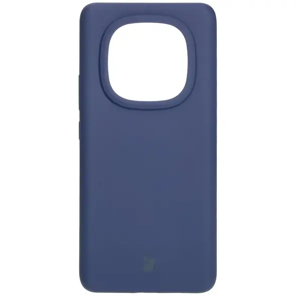 Silikonowe etui Bizon Soft Case do Xiaomi Redmi Note 14 Pro Plus 5G ciemnoniebieskie