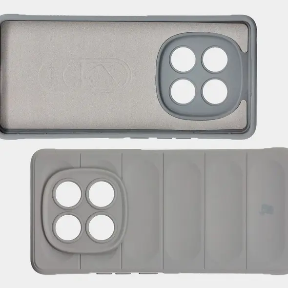 Pancerne etui Bizon Case Tur do Xiaomi Redmi Note 14 Pro 4G jasnoszare