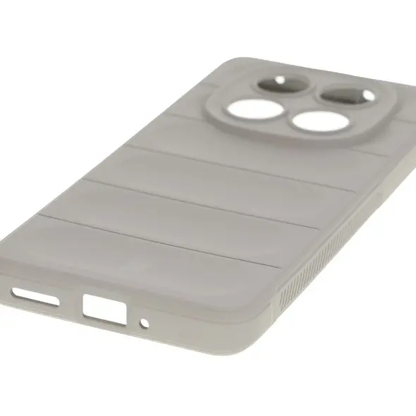 Pancerne etui Bizon Case Tur do Xiaomi Redmi Note 14 Pro 5G / Poco X7 jasnoszare