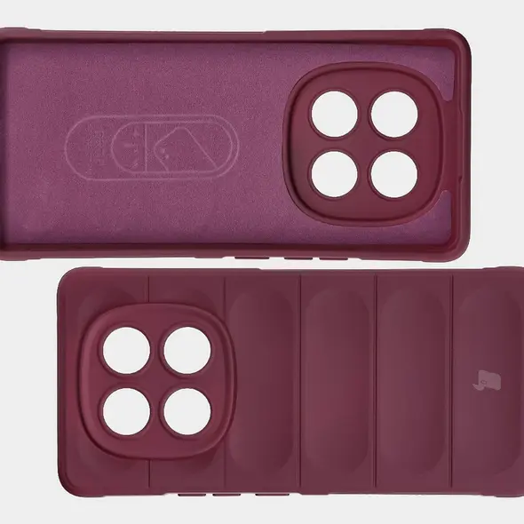 Pancerne etui Bizon Case Tur do Xiaomi Redmi Note 14 Pro 4G ciemnofioletowe