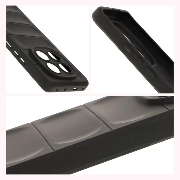 Pancerne etui Bizon Case Tur do Xiaomi Redmi Note 14 Pro 5G / Poco X7 czarne