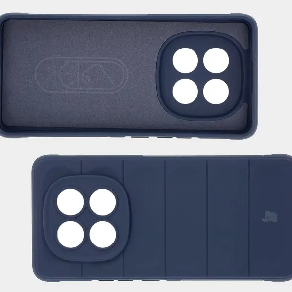 Pancerne etui Bizon Case Tur do Xiaomi Redmi Note 14 Pro Plus 5G granatowe