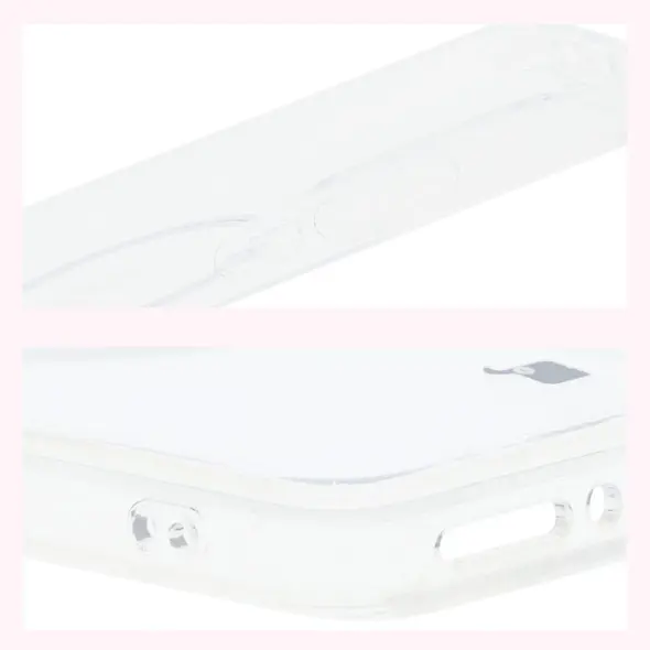 Etui z pierścieniem magnetycznym Bizon Case CrystalO do Xiaomi Redmi Note 14 5G przezroczyste